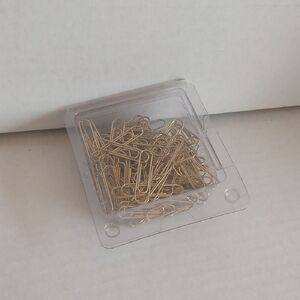 Gold Paper Clips qty 123 EUC